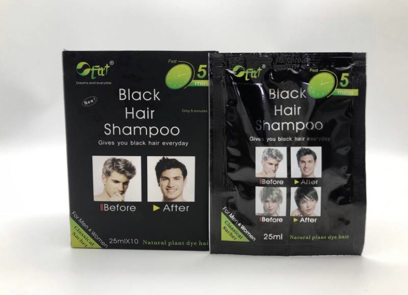 Black Shampo Packet